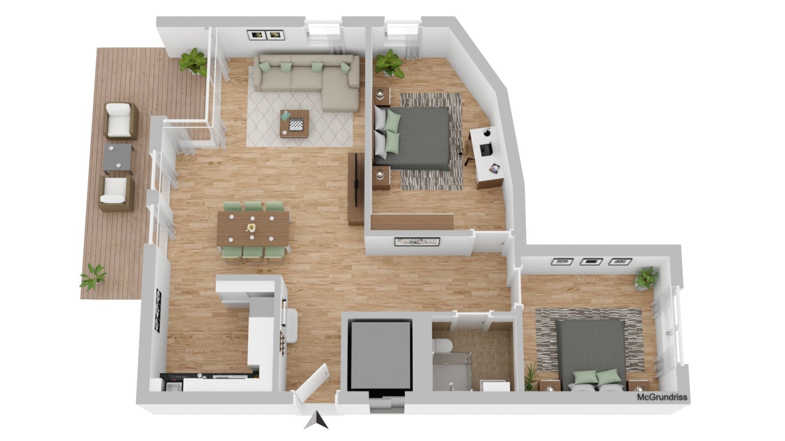 Toplage in Stuttgart-Sonnenberg! Großzügige 3,5 Zi.-EG Wohnung mit Terrasse