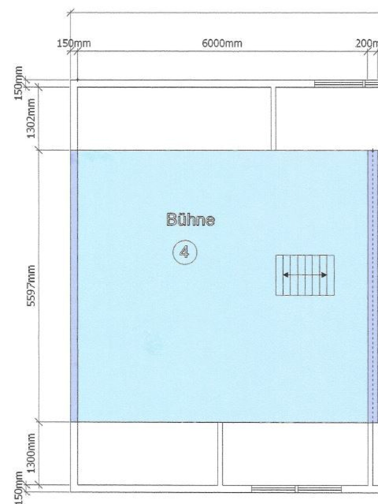 Grundriss Büro im Dachgeschoss Grundriss Büro im Dachgeschoss