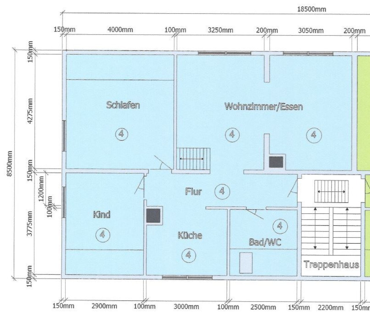 Grundriss Exposé ETW