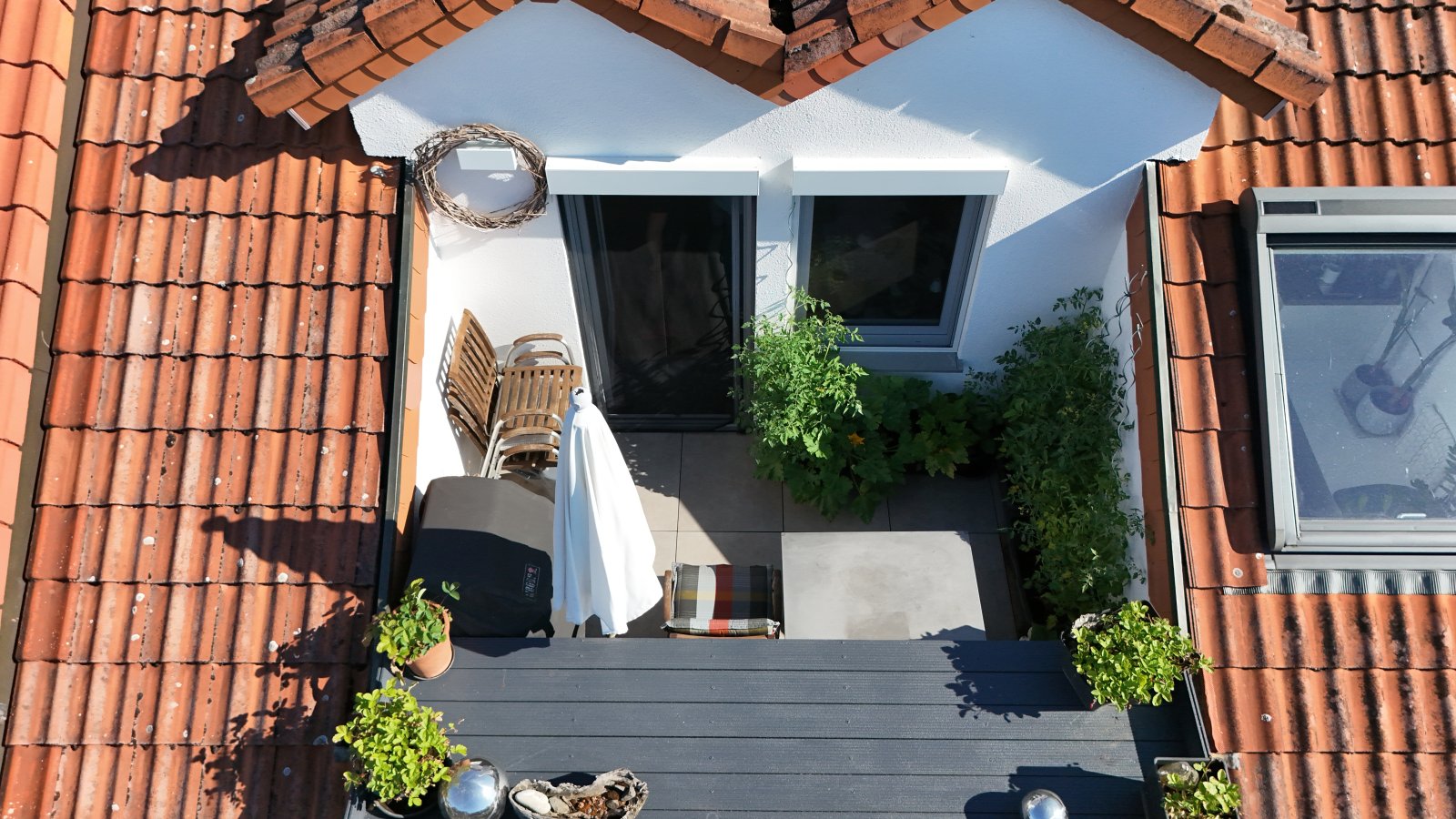 Luftbild Balkon
